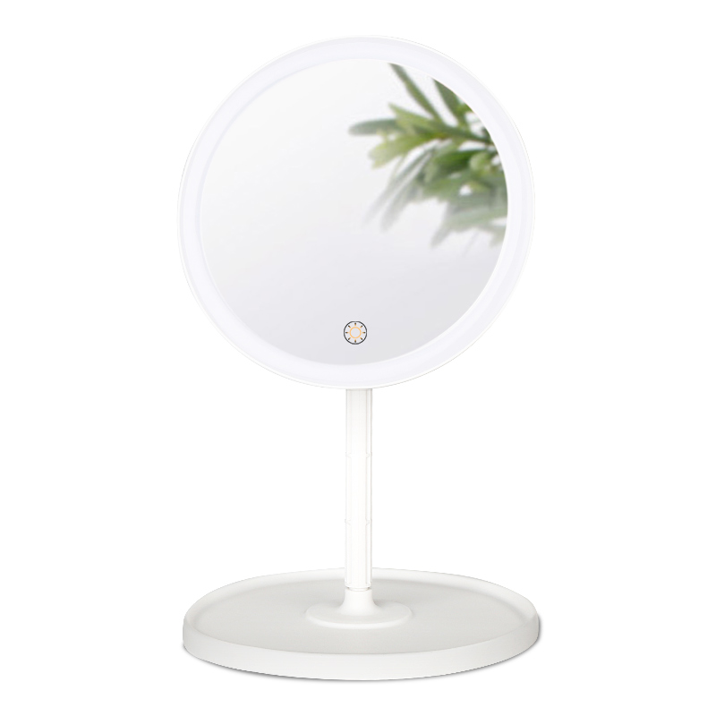 Plastic plate led mirror